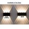 Quickway Imports Decorative Aluminum Wall Lamp for Indoors and Outdoors - 6W Cool White 4000K QI004493.BK.6W - alternate 4